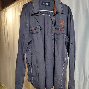 Roar Men's button down shirt